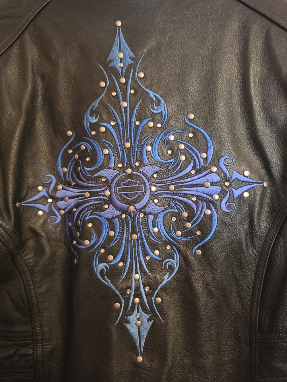 Women's Harley-Davidson Black Leather "Evening Star" Jacket